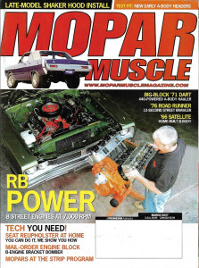 MOPAR MUSCLE 2007 MAR - SHAKER MAGNUM, ENGINE CHALLENGE